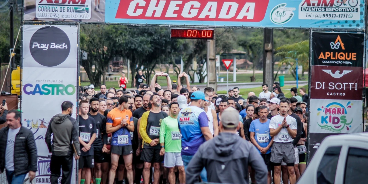 Etapa final do Circuito AJM de Corrida de Rua em Castro está com as inscrições abertas