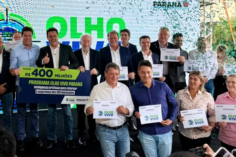 Paraná lança expansão do Olho Vivo com IA e vigilância inteligente