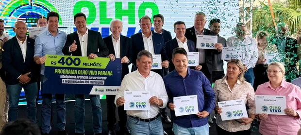 Paraná lança expansão do Olho Vivo com IA e vigilância inteligente