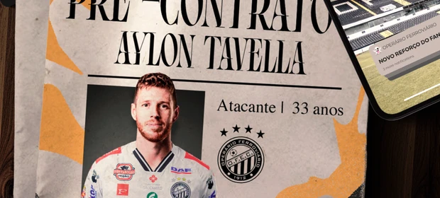 Operário acerta pré-contrato com Aylon, ex-Ceará, para reforçar ataque até 2027
