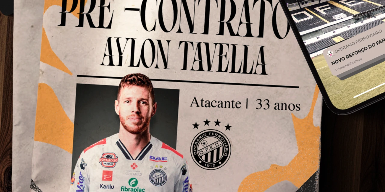 Operário acerta pré-contrato com Aylon, ex-Ceará, para reforçar ataque até 2027