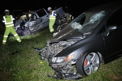 Fotos mostram local do acidente que matou dois jovens em rodovia entre Ponta Grossa e Imbituva
