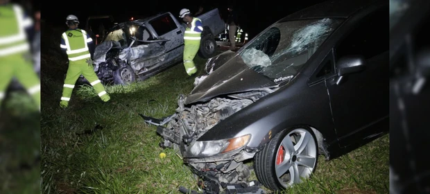 Fotos mostram local do acidente que matou dois jovens em rodovia entre Ponta Grossa e Imbituva