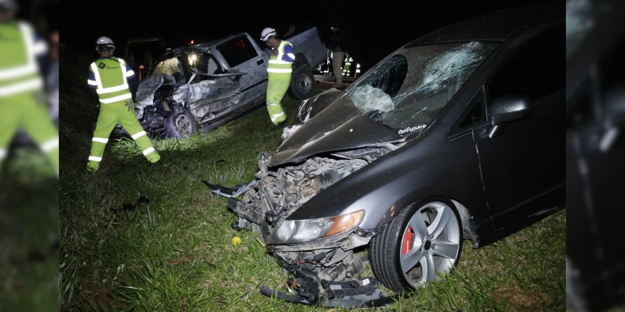 Fotos mostram local do acidente que matou dois jovens em rodovia entre Ponta Grossa e Imbituva