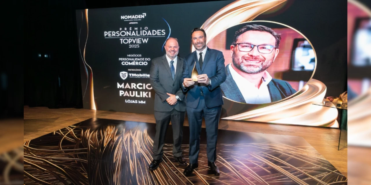 CEO do Grupo MM, Marcio Pauliki conquista prêmio 'Personalidade do Comércio'