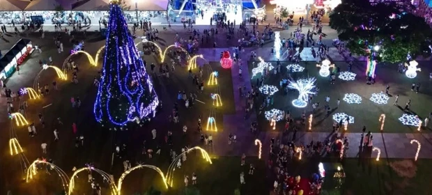 Tempestade cancela programação natalina em Maringá