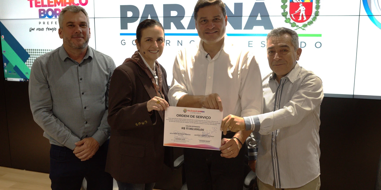 Com mais de R$ 17 milhões investidos, obras de viaduto da PR-160 são lançadas em Telêmaco Borba