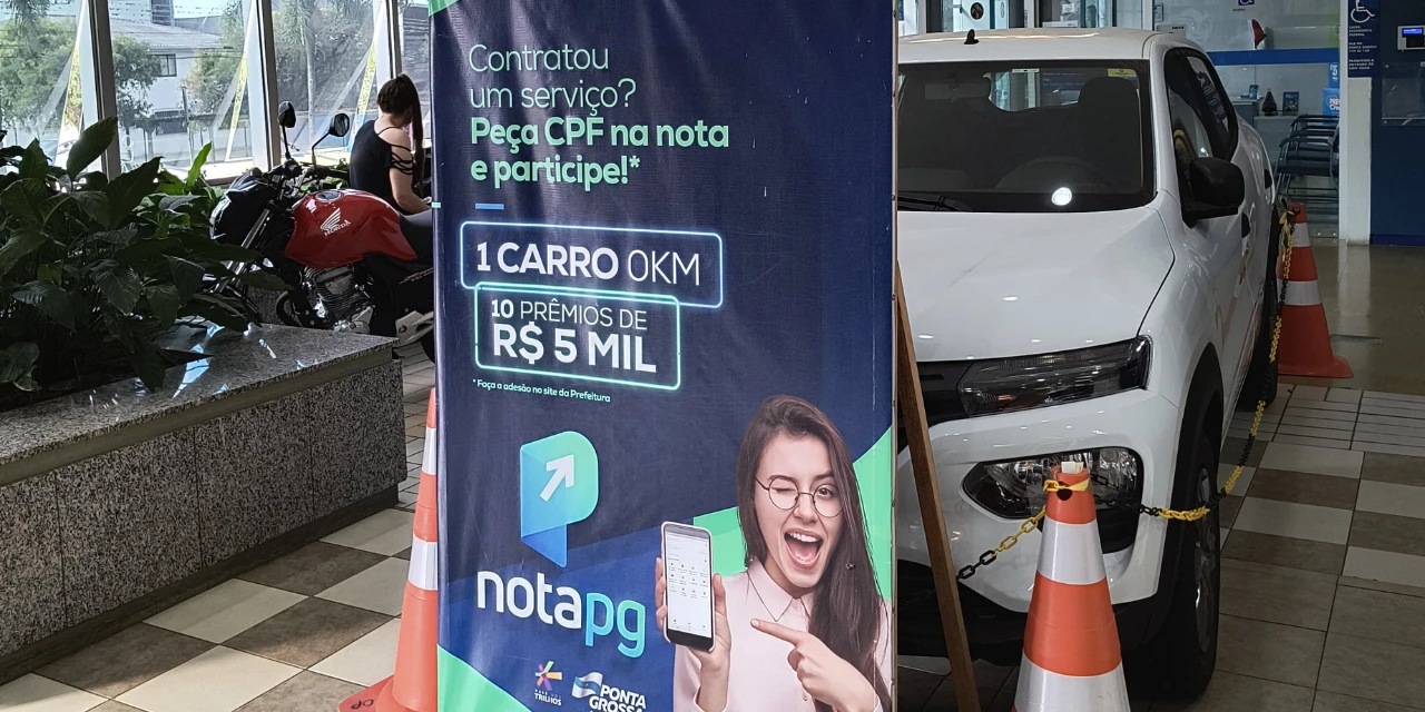 Mais de 117 mil contribuintes concorrem a prêmios do IPTU e Nota PG em Ponta Grossa