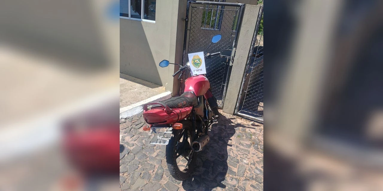 PM flagra moto com motor trocado e chassi adulterado no Santa Marta