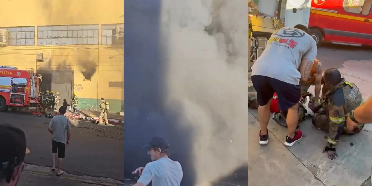 Vídeo: explosão em mercado deixa 17 feridos e atinge bombeiros