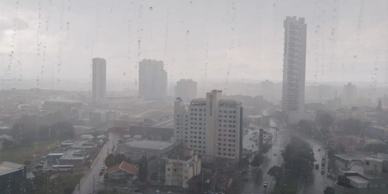 Tempestade e queda de granizo podem atingir PG nesta sexta-feira