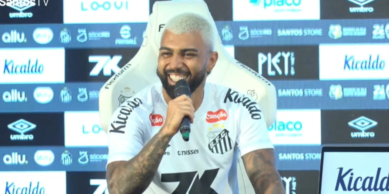 Gabigol retorna ao Santos, é apresentado na Vila Belmiro e mira nova fase de conquistas