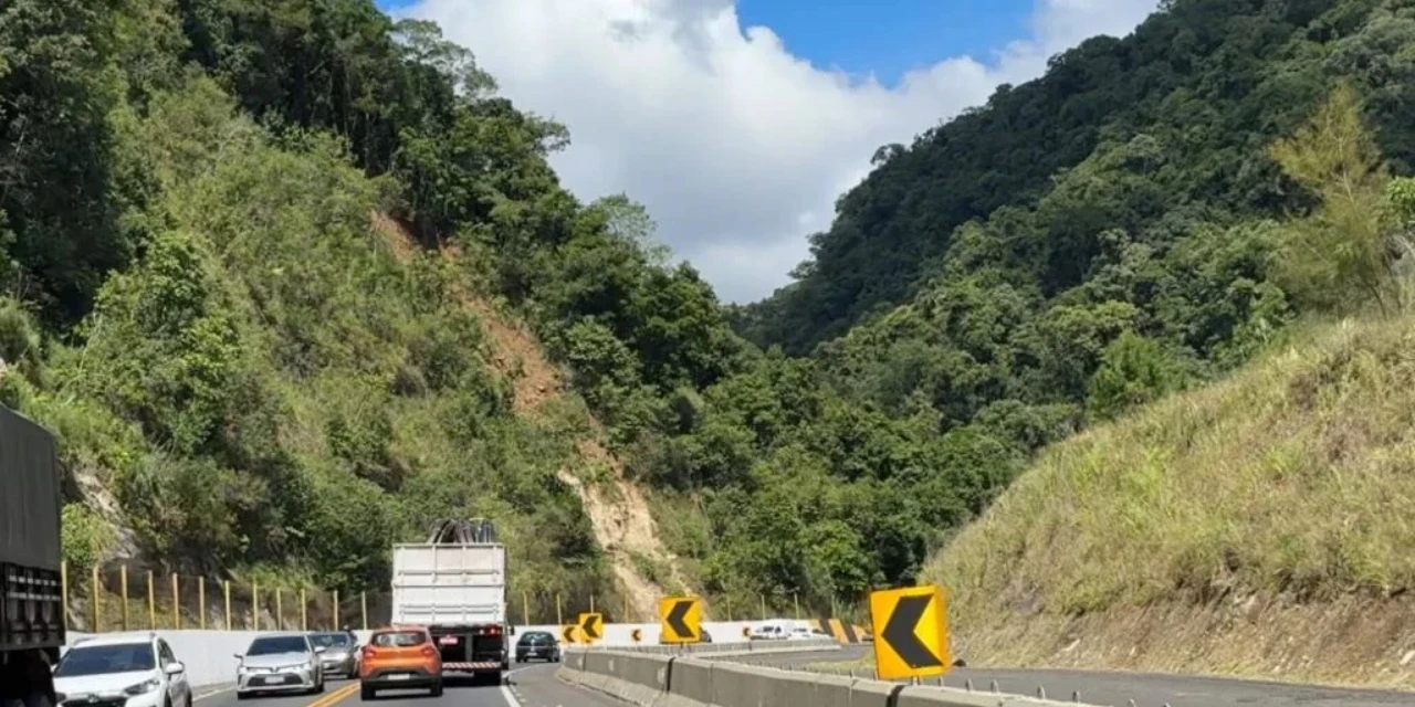 Obras na BR-277 provocam interdição parcial na Serra da Esperança