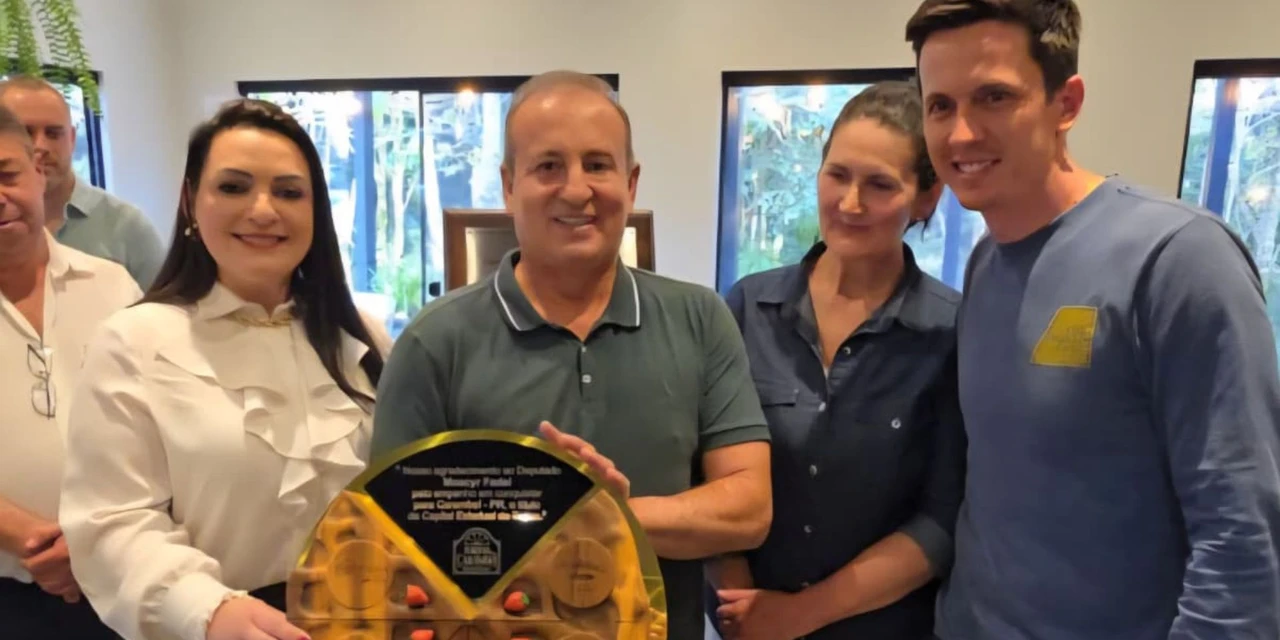 Reconhecimento de Carambeí como “Capital das Tortas” reforça turismo regional, diz Fadel