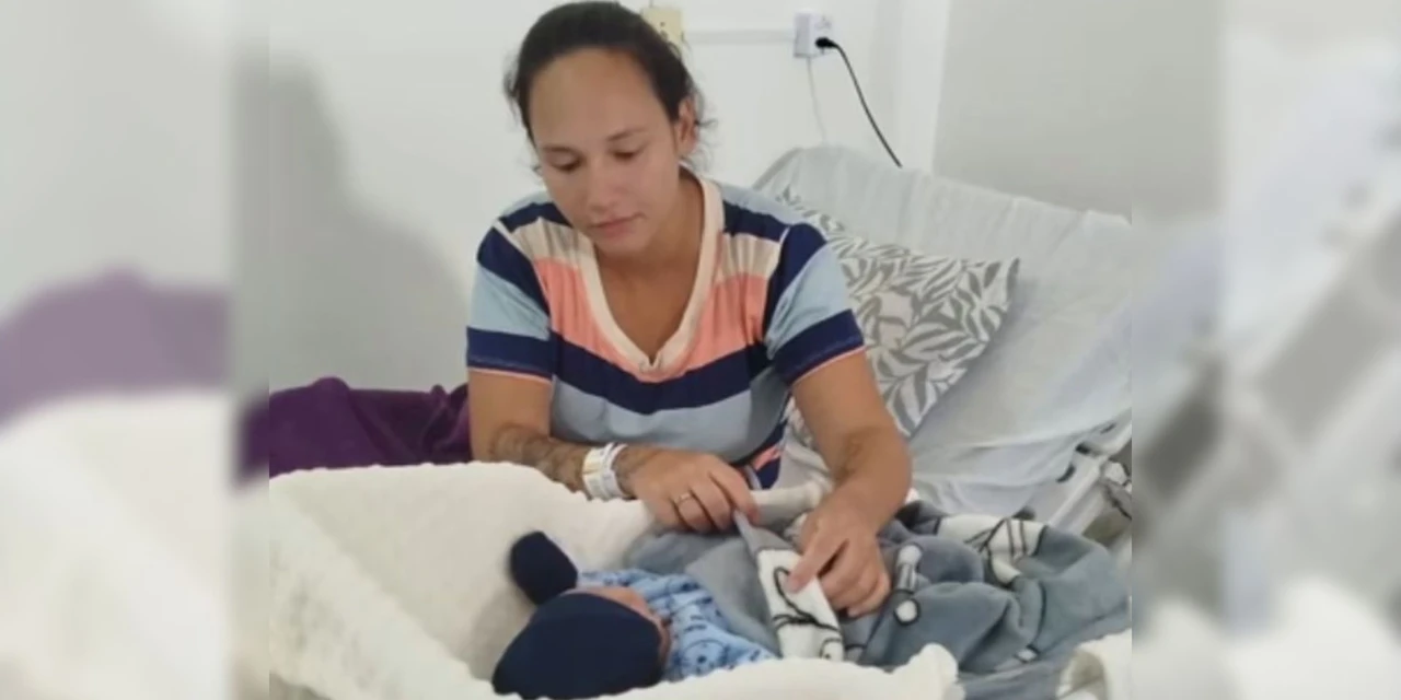 Bebê cai de cabeça no chão ao nascer e família cobra respostas