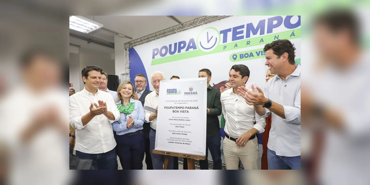 Eduardo Pimentel participa da abertura da nova unidade do Poupatempo em Curitiba e destaca parceria com governo estadual