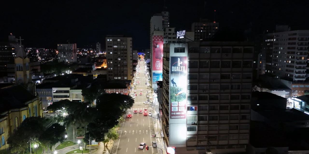 Ponta Grossa abre licitação de R$ 41 milhões para serviços de iluminação pública