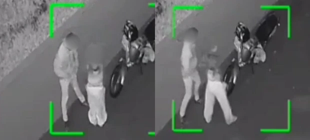 'Rapidinha' em via pública termina em correria após alarme disparar no Nova Rússia; vídeo