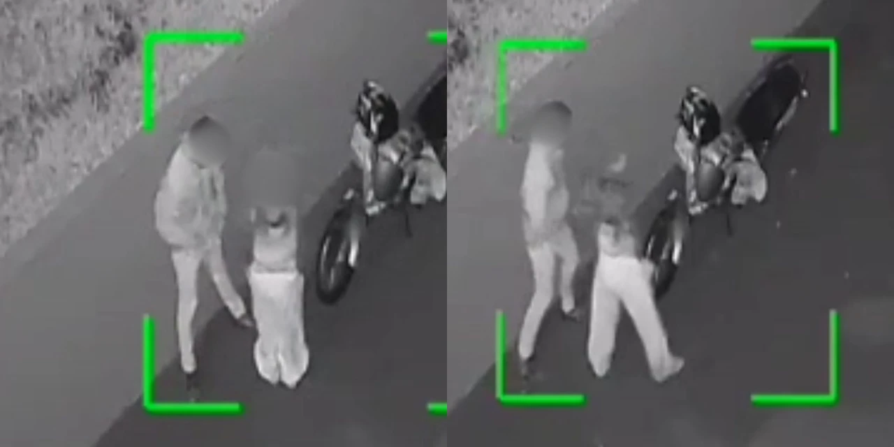 'Rapidinha' em via pública termina em correria após alarme disparar no Nova Rússia; vídeo