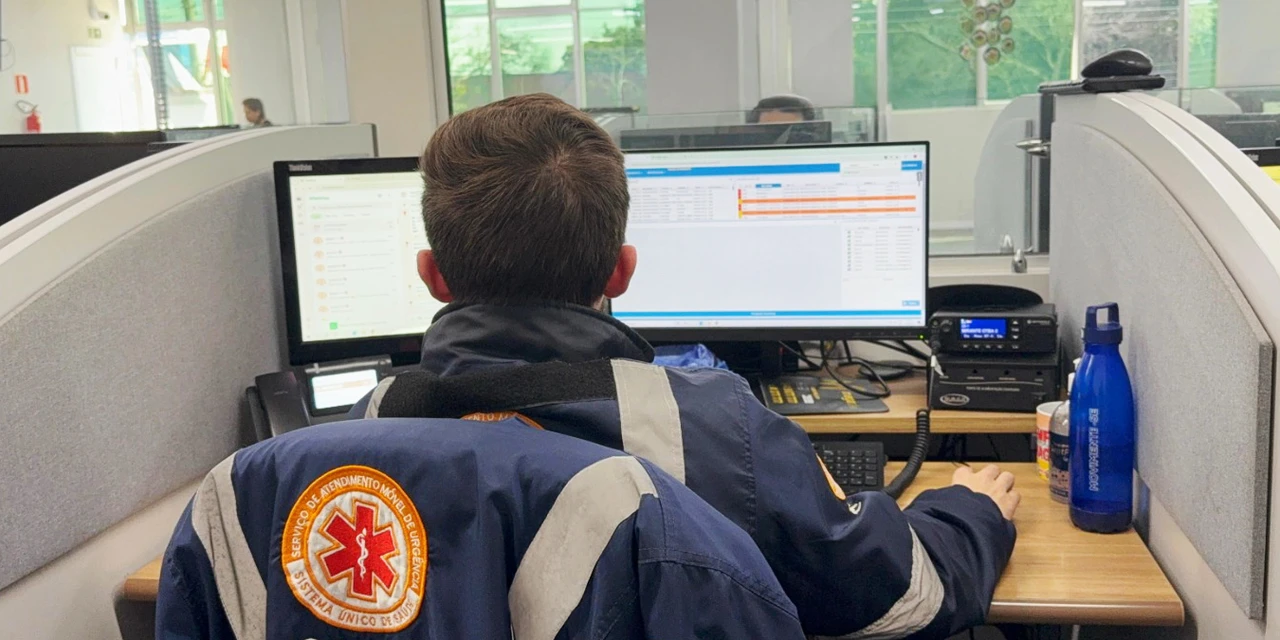 Atendimento do Samu Paraná supera 1,2 milhão de chamadas em 2025
