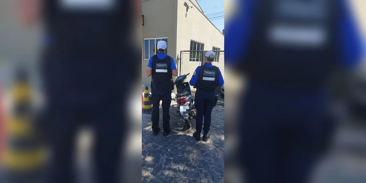 Moto adquirida por rede social é apreendida durante abordagem no Centro de PG