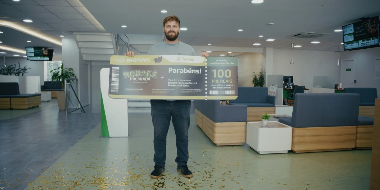 Associado do Sicredi é premiado com R$ 100 mil para viajar pela campanha Mastercard Black