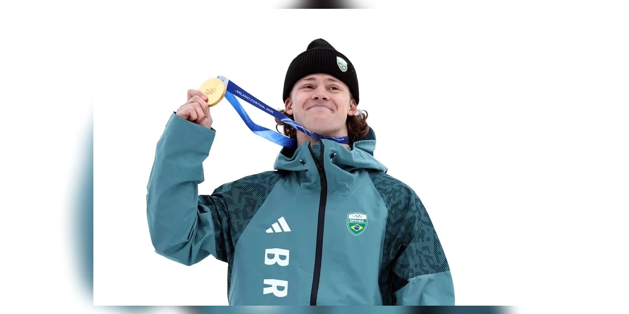Lucas Pinheiro conquista 1° ouro para o Brasil em Olimpíada de Inverno
