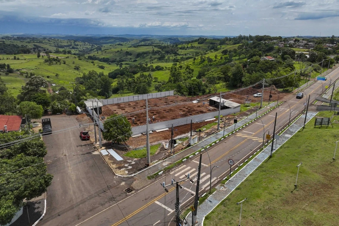 Início das obras da creche de Altamira do Paraná. Foto: Roberto Dziura Jr./AEN
