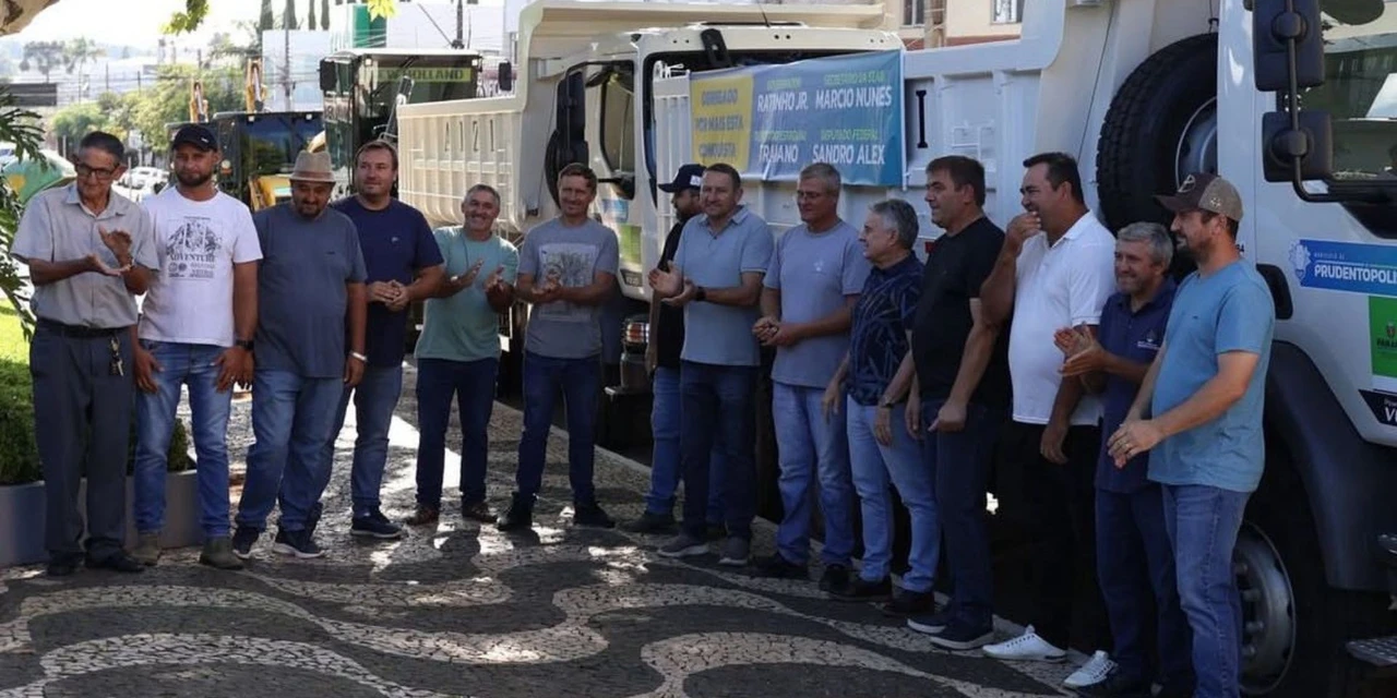Prudentópolis amplia frota com veículos e maquinários em aporte de R$ 3,7 milhões